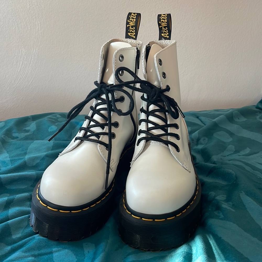 White Platform Dr. Martens
